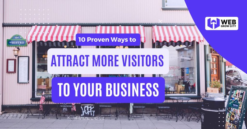 attract more visitors to google business profile